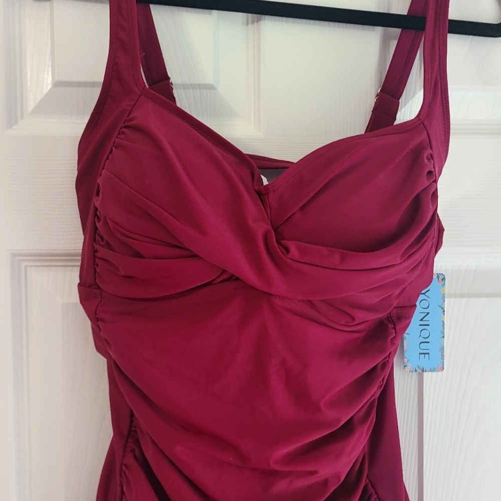 One Piece Magenta swimsuit size 14W